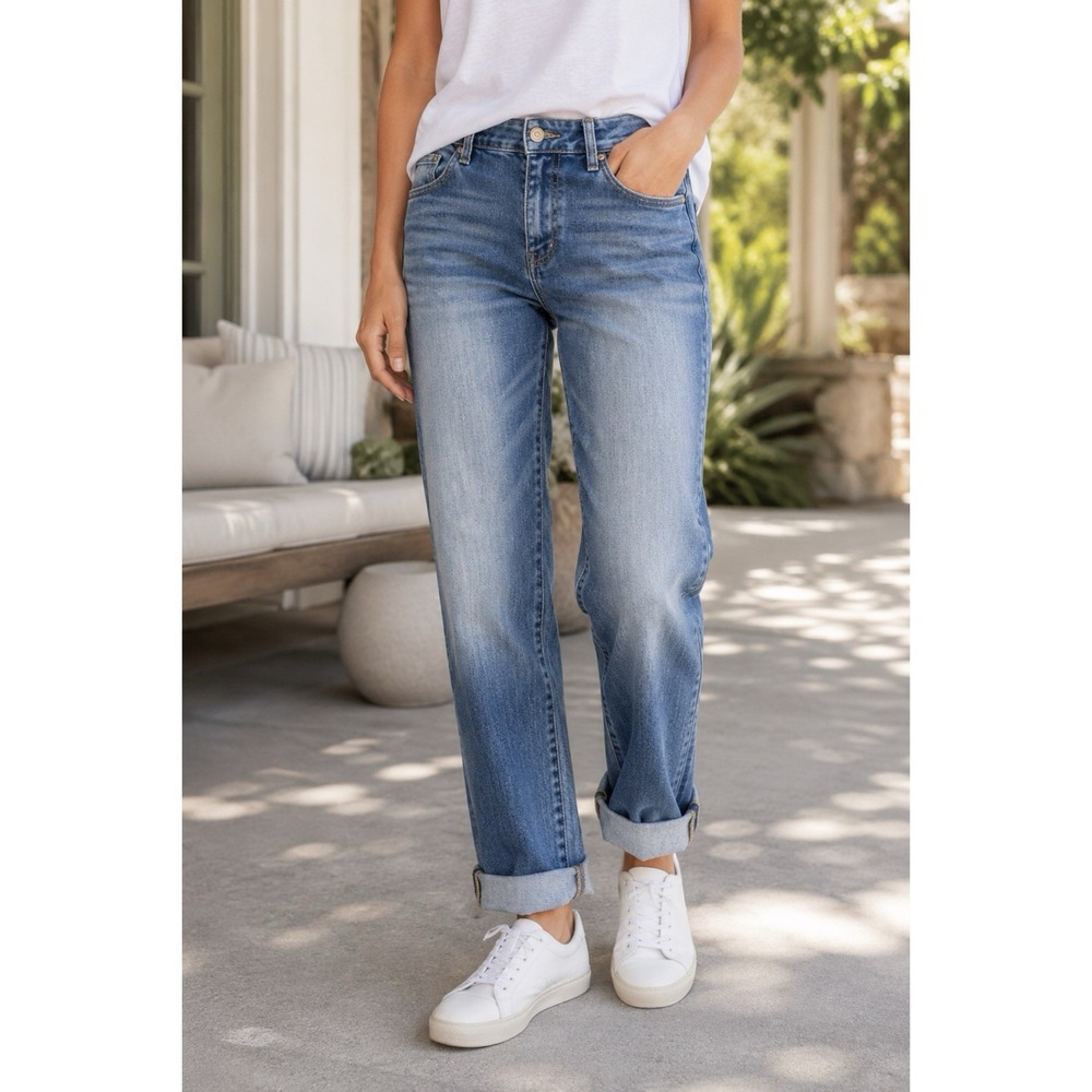 KanCan Light Blue Cropped Ankle Jeans